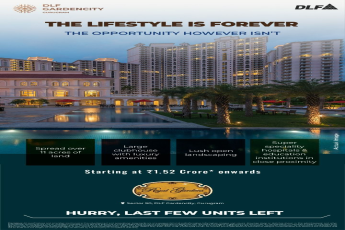 Hurry last few units left price starting Rs 1.52 Cr at DLF Regal Gardens in Sector 90, Gurgaon