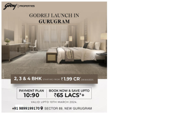 Godrej's New Gurugram Launch: Sophisticated 2, 3, & 4 BHK Homes in Sector 89