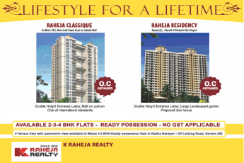 2, 3 and 4 BHK flat available at K Raheja Classique in Mumbai