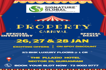 Signature Global's Property Carnival at The Plazio Hotel: Exclusive Luxury Floors in Sector 29, Gurugram
