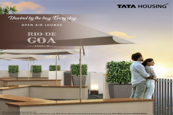 Open air lounge at Tata Rio De Goa in Dabolim, Goa