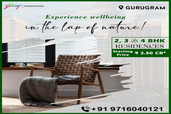 Godrej Properties Invites You to Find Serenity in Gurugram with 2, 3 & 4 BHK Homes Starting at 2.50 CR