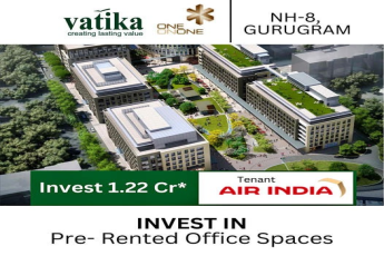 Vatika One On One: A Smart Investment in NH-8, Gurugram with Pre-Rented Office Spaces