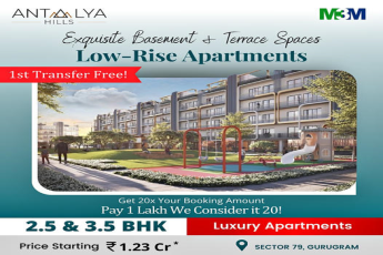 M3M Antalya Hills: Redefining Luxury with Low-Rise Apartments in Sector 79, Gurugram