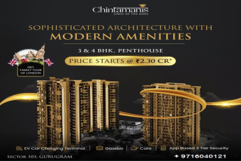 Chintamanis' Architectural Marvel in Sector 103, Gurugram: 3 & 4 BHK Penthouses with Modern Amenities