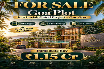 Limited Offer on Goa Plot in One Goa || Immediate Purchase Opportunity in One Goa || Secure Your Club Facing Goa Plot Now