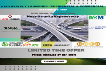 Gurugram's Real Estate Galore: Residential & Commercial Spaces Launch Near Dwarka Expressway