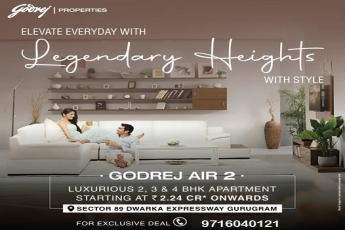 Godrej Properties Presents Godrej Air 2+: Redefine Elegance in Sector 89, Dwarka Expressway, Gurugram