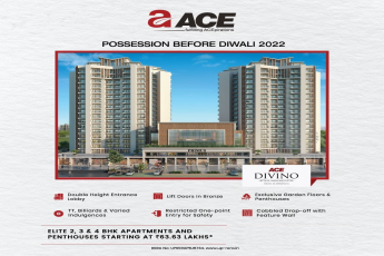 Possession before Diwali 2022 at ACE Divino in Noida Extension, Noida