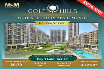 M3M Golf Hills: Redefining Elegance with Ultra-Luxury Apartments in Sector 79, Gurugram