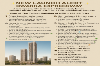 Luxury Living at Dwarka Expressway: New High-Rise Launch at 4.0 Crs