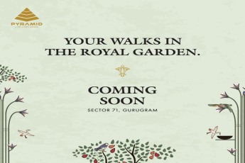 Pyramid's Majestic Retreat: Serene Royal Garden Walks Await in Sector 71, Gurugram