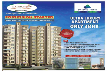 Live in ultra luxury apartments at Oxirich Avenue in Ghaziabad