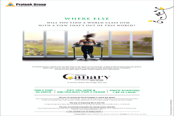 A world class gym at Prateek Canary, Noida