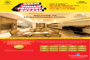 The season's biggest property carnival at Mahagun Meadows in Noida