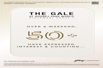 The Gale at Godrej Park World, Over 50+ Interests in Hinjawadi Phase 1