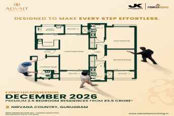 Secure Your Home in Advait Nirvana Country || Premium Residences in Gurugram from ₹3.5 Crore || Possession Expected December 2026