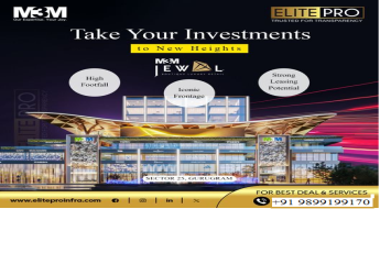 M3M Jewel: Elevate Your Portfolio with Elite Retail Spaces in Sector 25, Gurugram