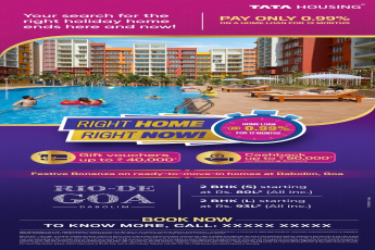 TATA Housing Offering 2/3 BHK @ 80 Lacs* in Goa