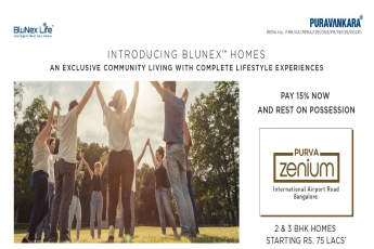 Pay 15% now and rest on possession at Purva Zenium, Bangalore