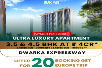 M3M's New Benchmark in Luxury: Spacious 3.5 & 4.5 BHK Apartments on Dwarka Expressway