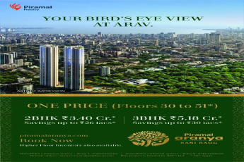 Avail saving upto Rs. 30 lakhs at Piramal Aranya in Mumbai