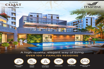 A high quality elegant way of living over 100+ families residing at Mantra Majestique 29 Gold Coast, Pune