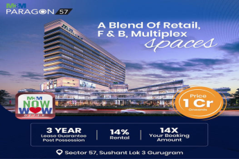 M3M Paragon 57: Revolutionizing Commercial Spaces in Sector 57, Sushant Lok 3, Gurugram