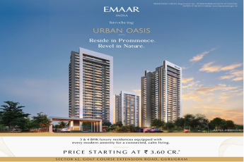 Emaar India Unveils Urban Oasis: Luxurious Living at Sector 62, Golf Course Extension Road, Gurugram