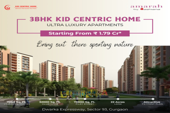 Ashiana Amarah: Introducing 3BHK Kid Centric Homes in Sector 93, Gurugram
