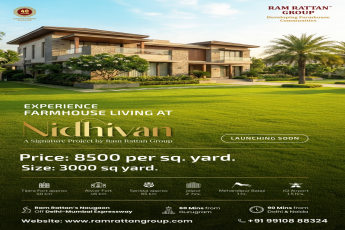 Experience Farmhouse Living at Nidhivan || Discover Luxurious Farmhouses by Ram Rattan Group || Explore Nidhivan's Exclusive Launch