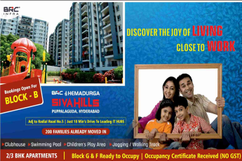 Occupancy Certificate received for BRC Sri Hemadurga Sivahills in Hyderabad