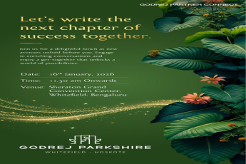Join Godrej Partner Connect, Unlock Q4 Opportunities, 16th Jan 2026, Whitefield, Bengaluru