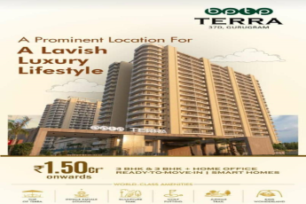 Ready to move in 3 and 3 BHK + Home office Rs 1.50 Cr at BPTP Terra in Sector 37D, Gurgaon