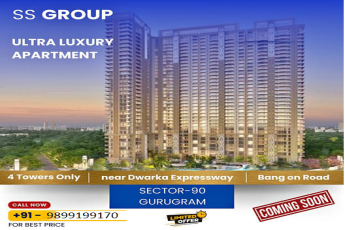 SS Group Announces Ultra Luxury Apartments in Sector-90 Gurugram - A New Benchmark in Opulence