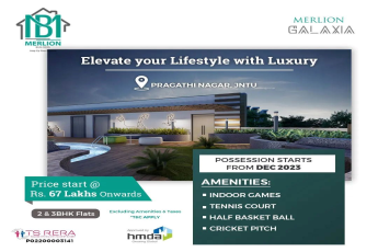 Elevate your lifestyle with luxury at Merlion Galaxia, Hyderabad