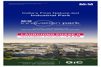 Launch Phase II of M3M Innovation Park, Gurgaon - Investment Starts at ₹4.5 Cr