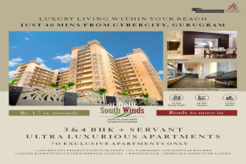 Ready to move in 3 & 4 BHK apartments starts Rs 1.7 Cr. at Arihant South Winds, Faridabad