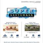 Super september offers at Godrej Golf Links in Sector 27, Greater Noida