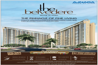 Book home with 0% GST and get a gold coin on every booking on Special Navratra Offer at Ajnara The Belvedere in Noida