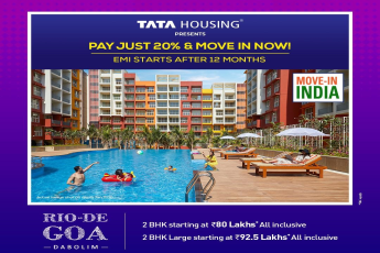 Pay just 20% EMI starts after 12 months at Tata Rio De Goa in Dabolim, Goa