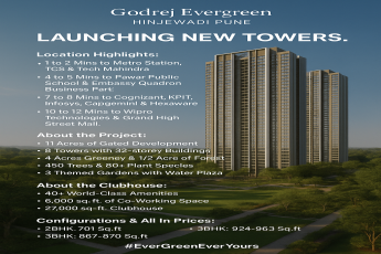 Discover Luxury at Godrej Evergreen, Hinjewadi Pune, New Towers Launching Soon!