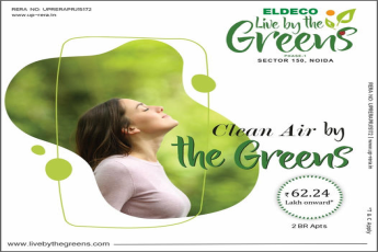 Clean Air by the Greens at Eldeco in Phase 1 2 BR Apartments @ 62.24 Lacs* in Sector 150, Noida