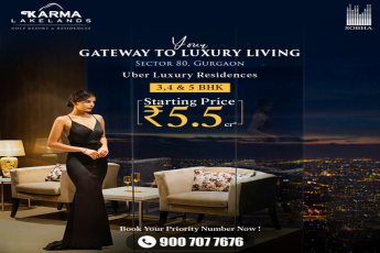 Experience Opulent Living with Sobha Realty at Karma Lakelands in Sector 80, Gurgaon