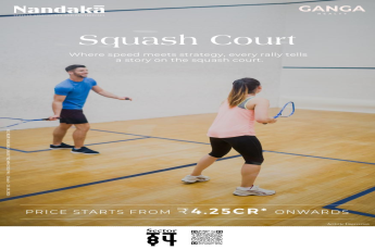 Nandaka by Ganga Realty: Unveiling Elite Living with Premier Squash Courts in Sector 84