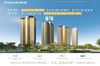 Nandaka Sector 84: Elevate Your Lifestyle with Stately Apartments and Penthouses