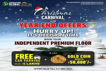 Signature Global City 93's Christmas Carnival Beckons with Year-End Offers in Sector 93, Gurugram