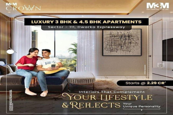 M3M Crown: The Pinnacle of Personalized Luxury with 3 BHK & 4.5 BHK Apartments in Sector 111, Dwarka Expressway