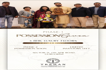 3 BHK Luxury Floors at Trehan Group, Sector-71, Gurugram, INR 2.40 Cr Onwards