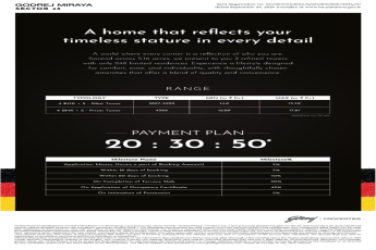 Exclusive Residences at Godrej Miraya, Sector 43, Gurgaon - Starting from ₹14.8 Cr
